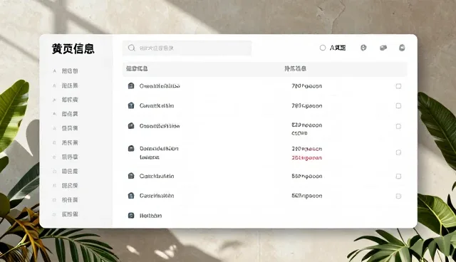 信息检索效率:行业分类信息的优化路径